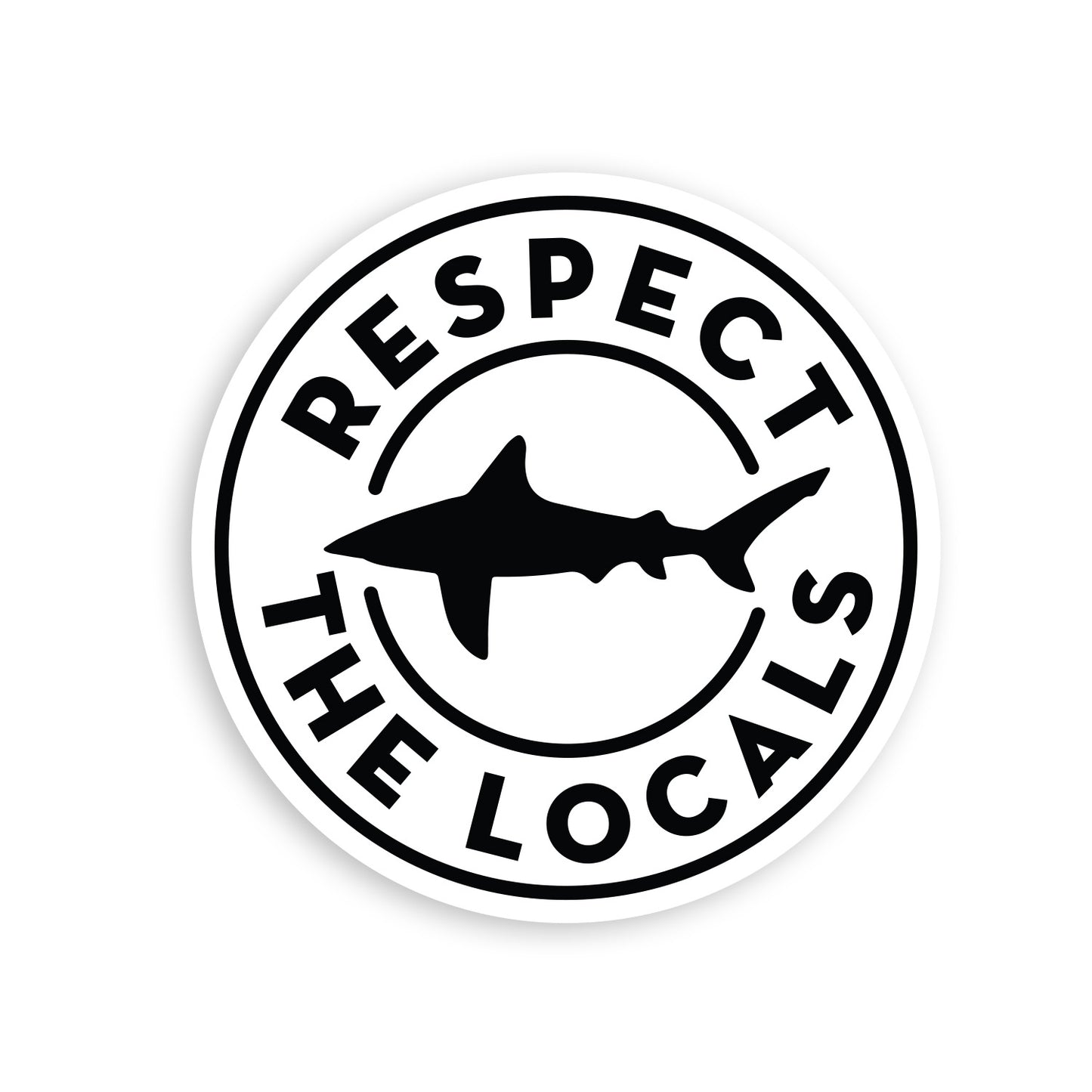 Respect the Locals Sticker