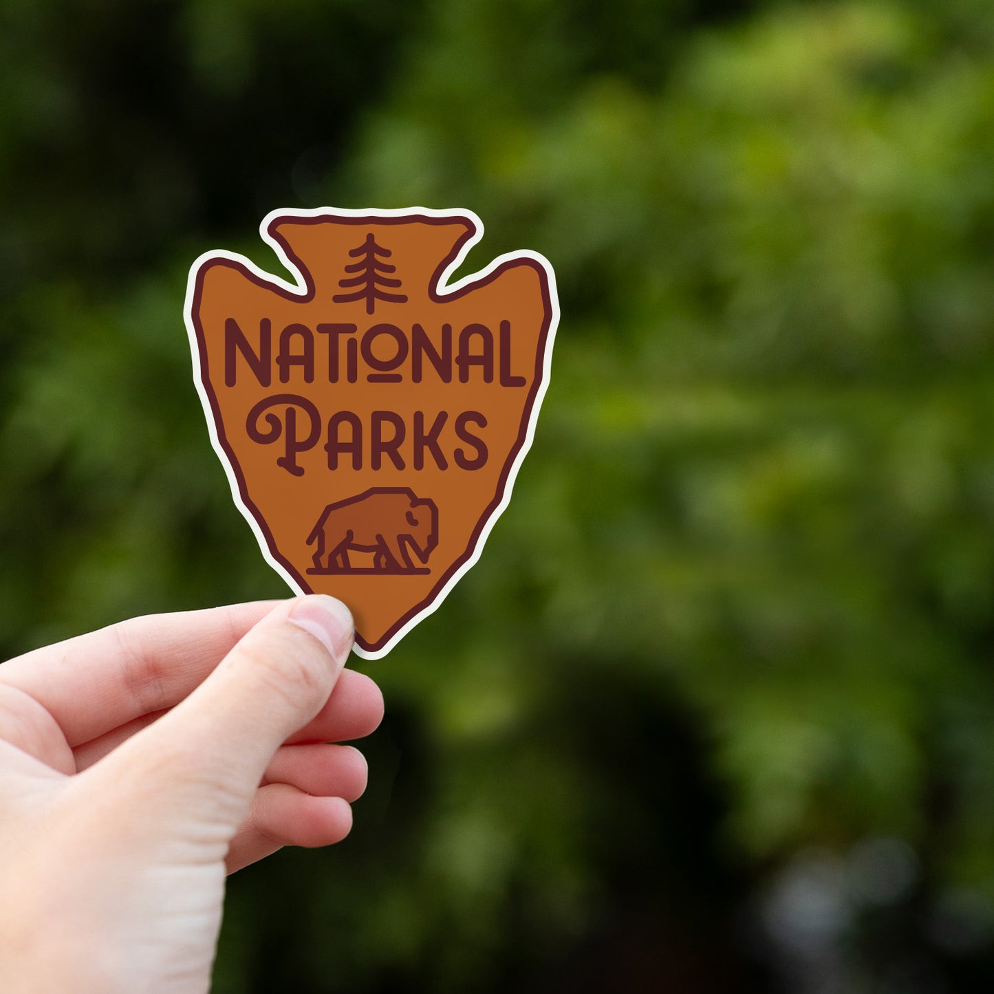 National Parks Arrowhead Sticker