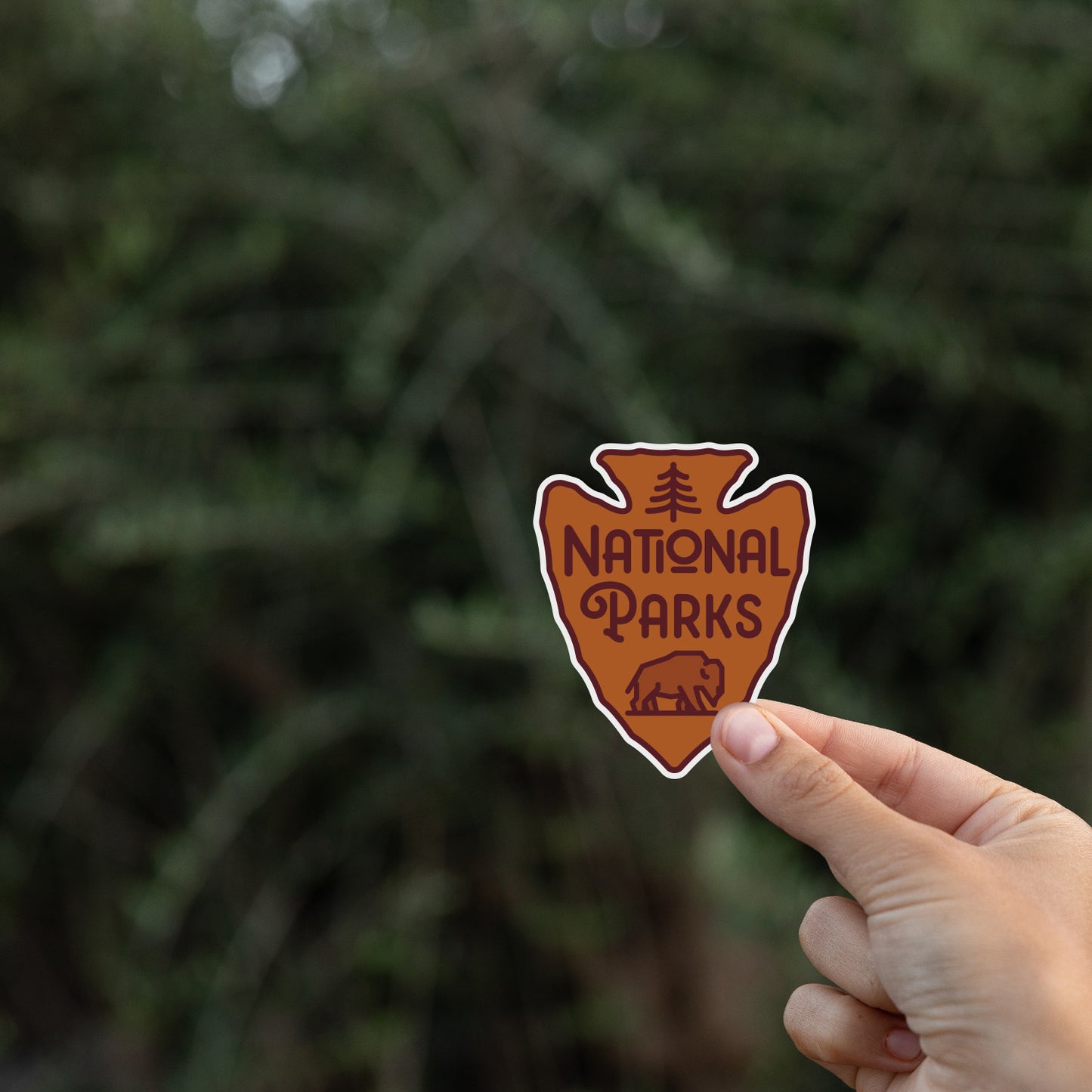 National Parks Arrowhead Sticker