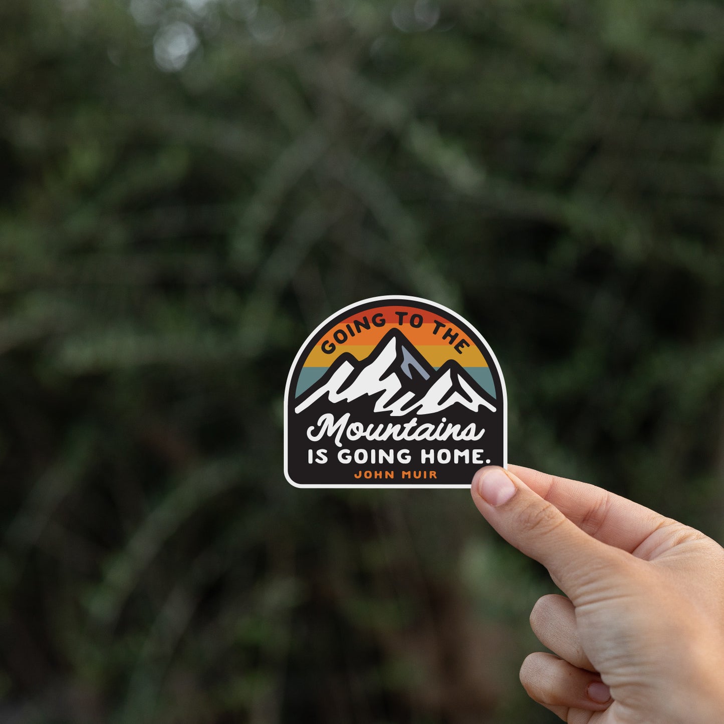 Going to the Mountains is Going Home Sticker