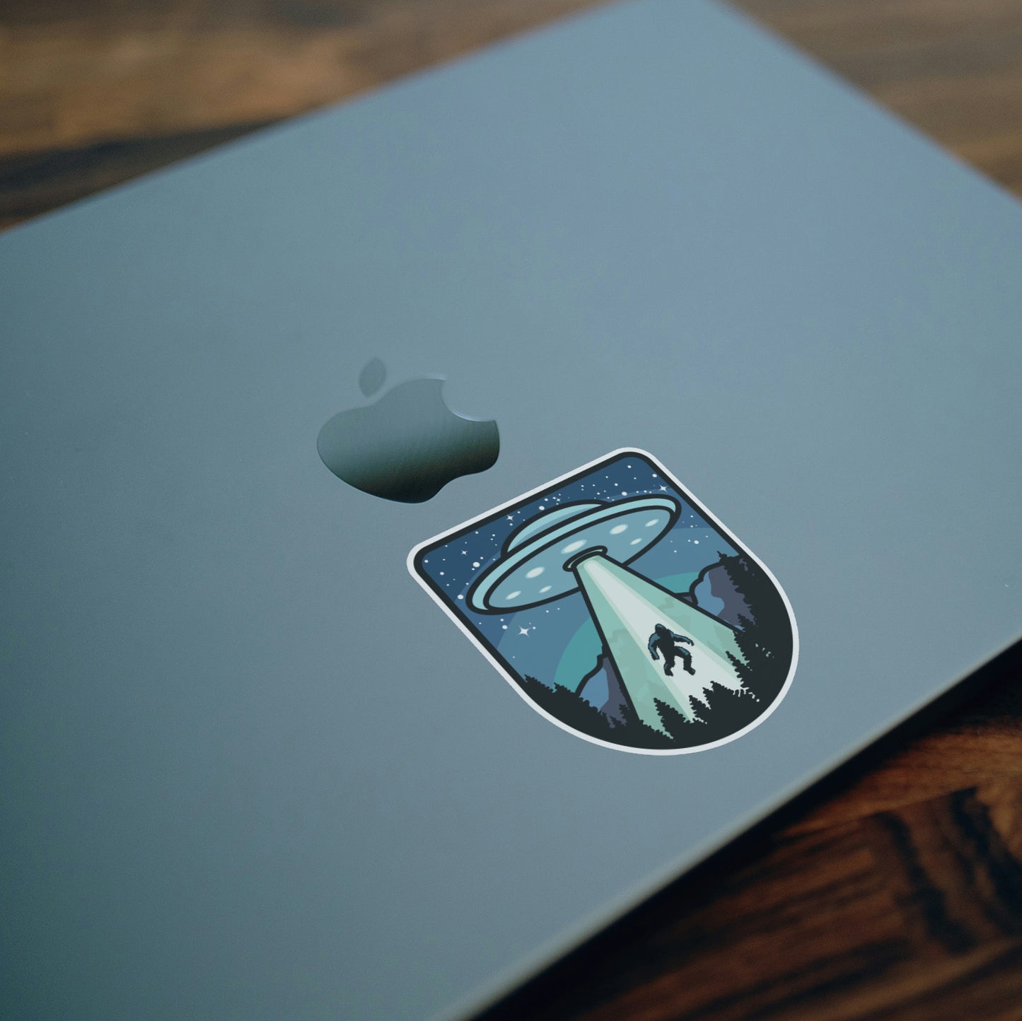 UFO Bigfoot Conspiracy Sticker