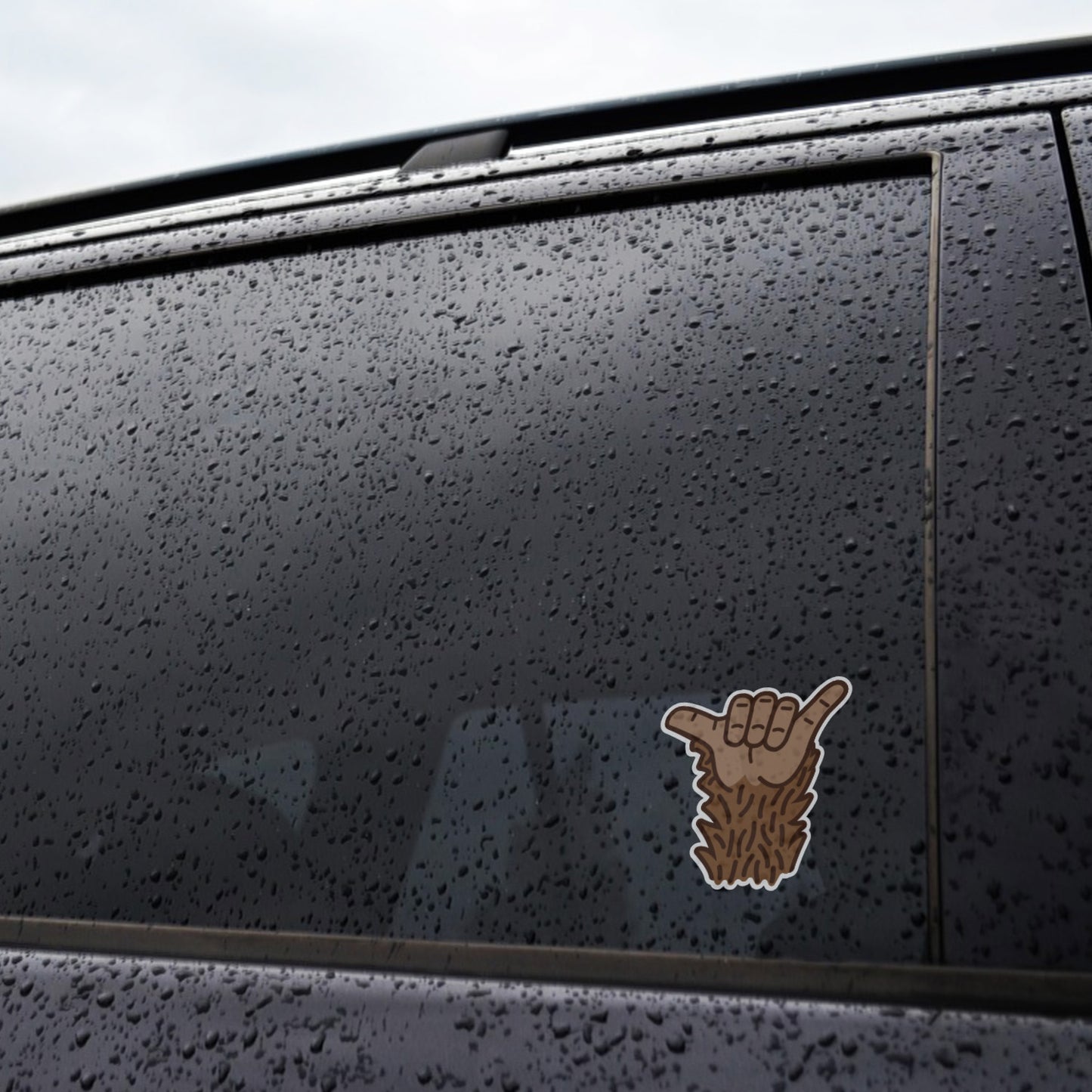 Bigfoot Hang Loose Sticker
