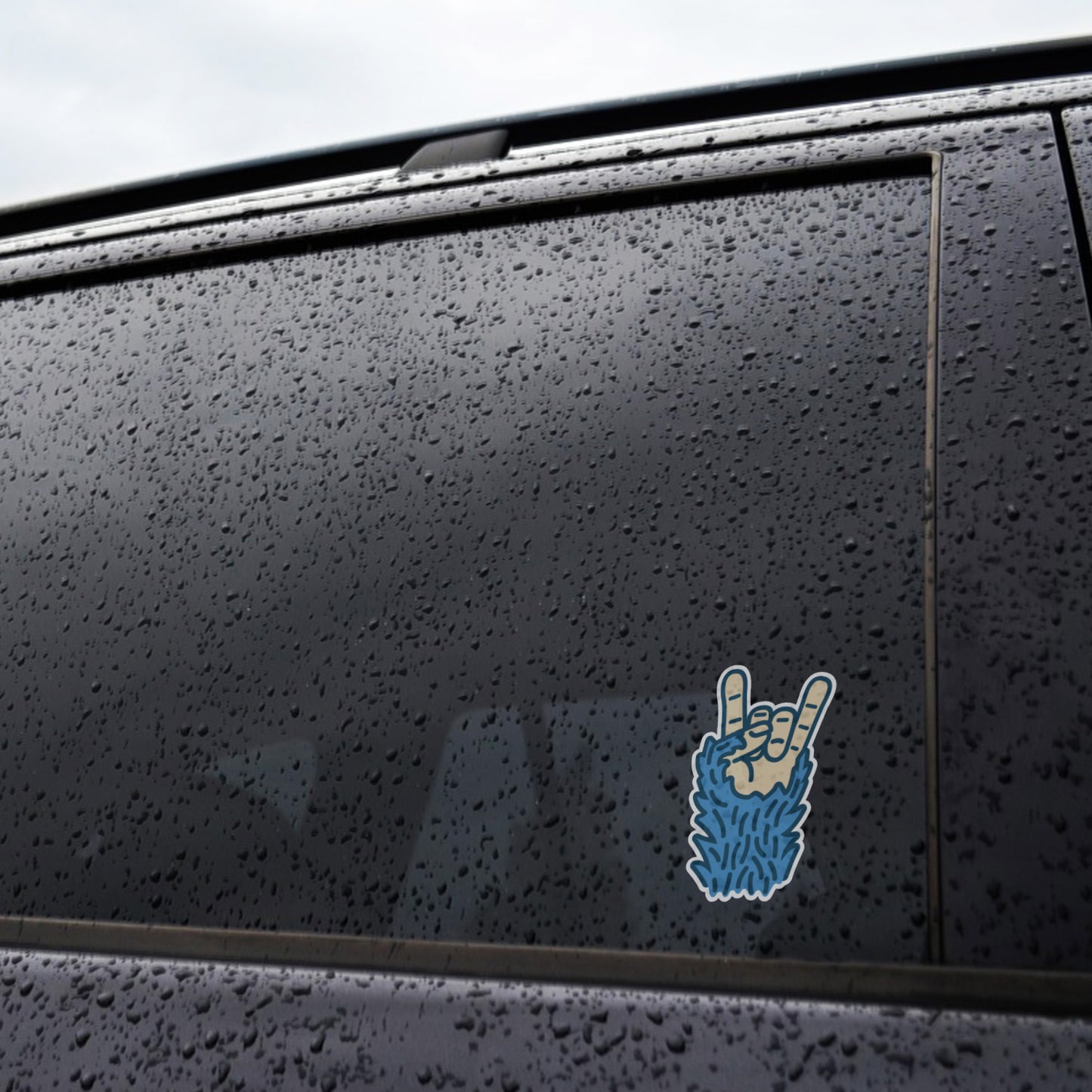 Bigfoot Rock On Sticker