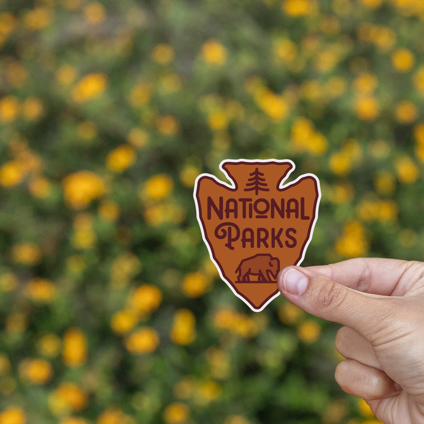 National Parks Arrowhead Sticker