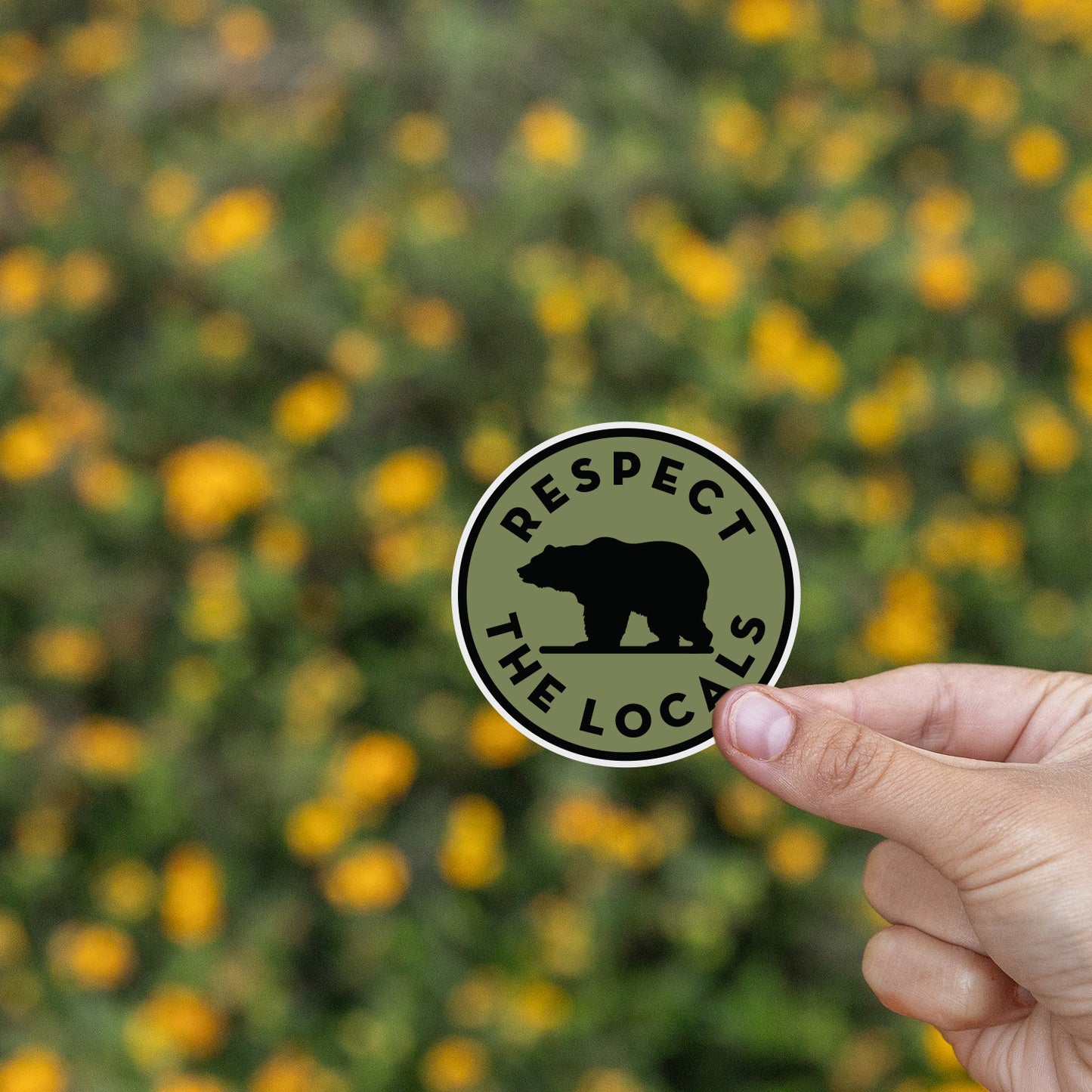 Respect The Locals Sticker