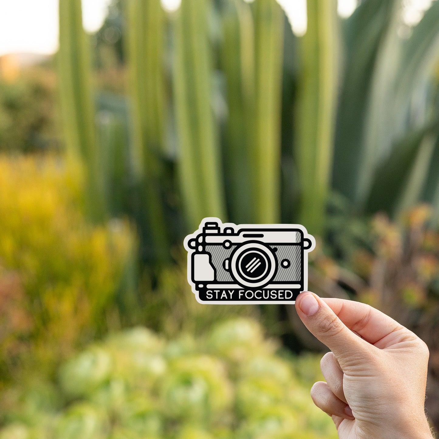 Stay Focused Sticker