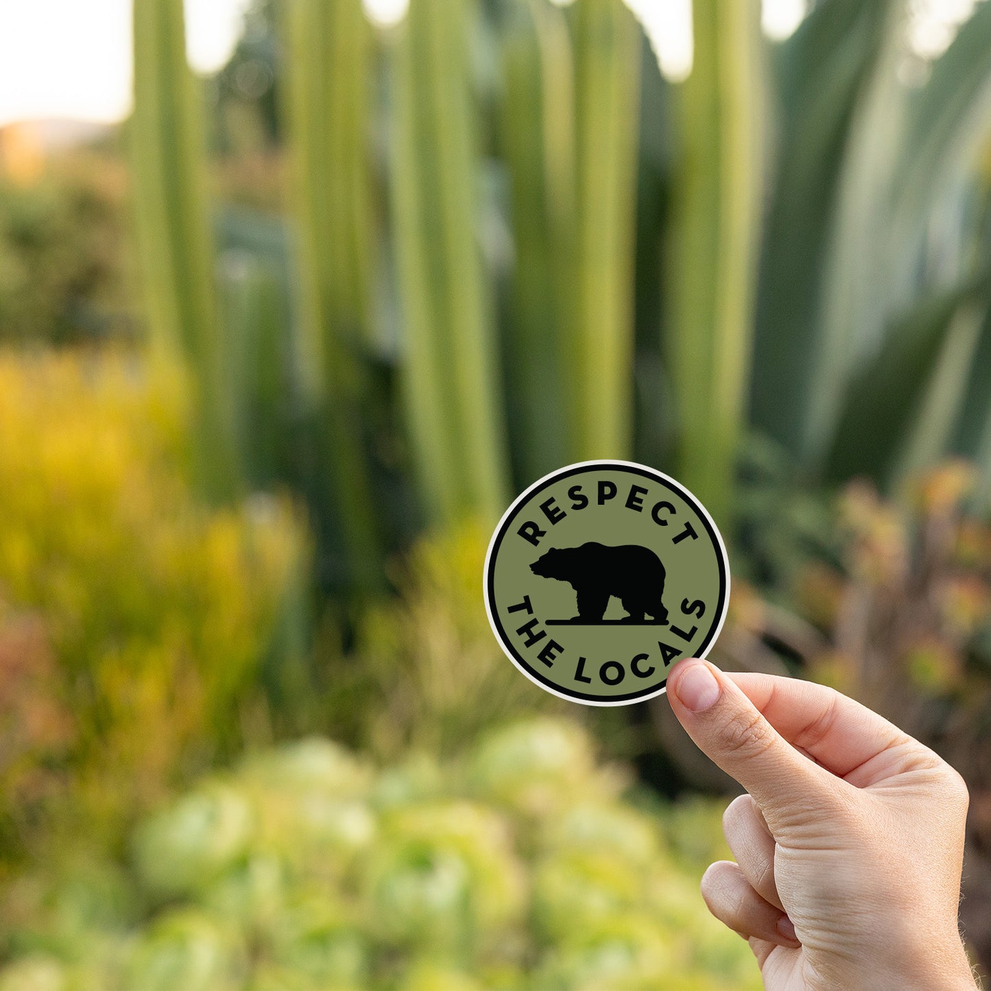 Respect The Locals Sticker