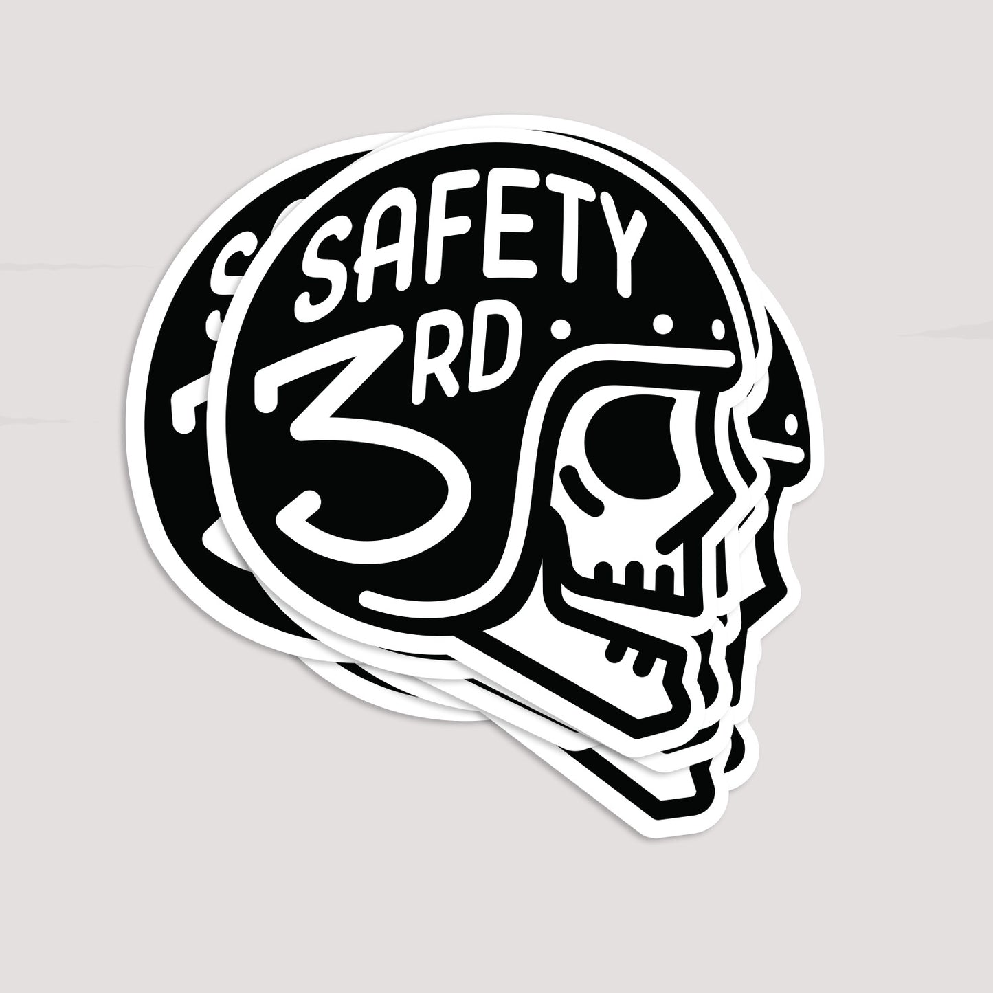 Safety Third Helmet Sticker