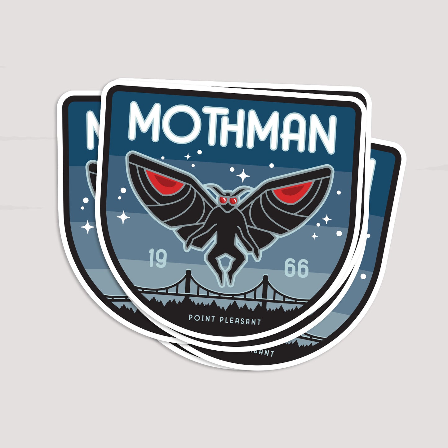 Mothman 1966 Sticker