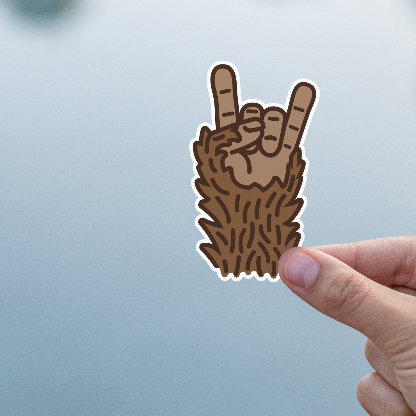 Bigfoot Rocks Sticker
