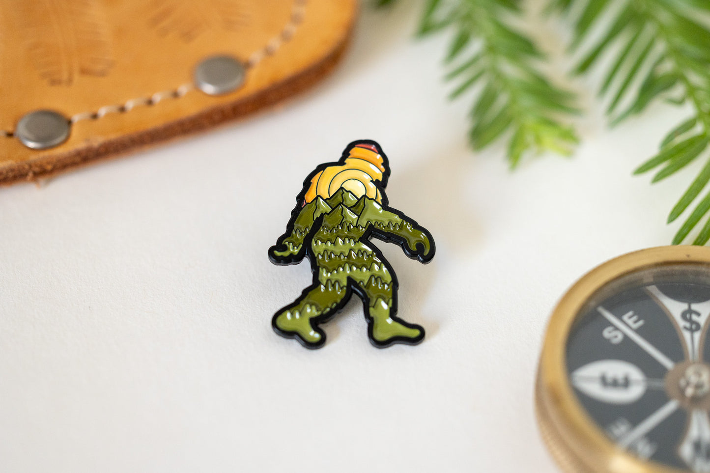 Bigfoot Adventure Enamel Pin