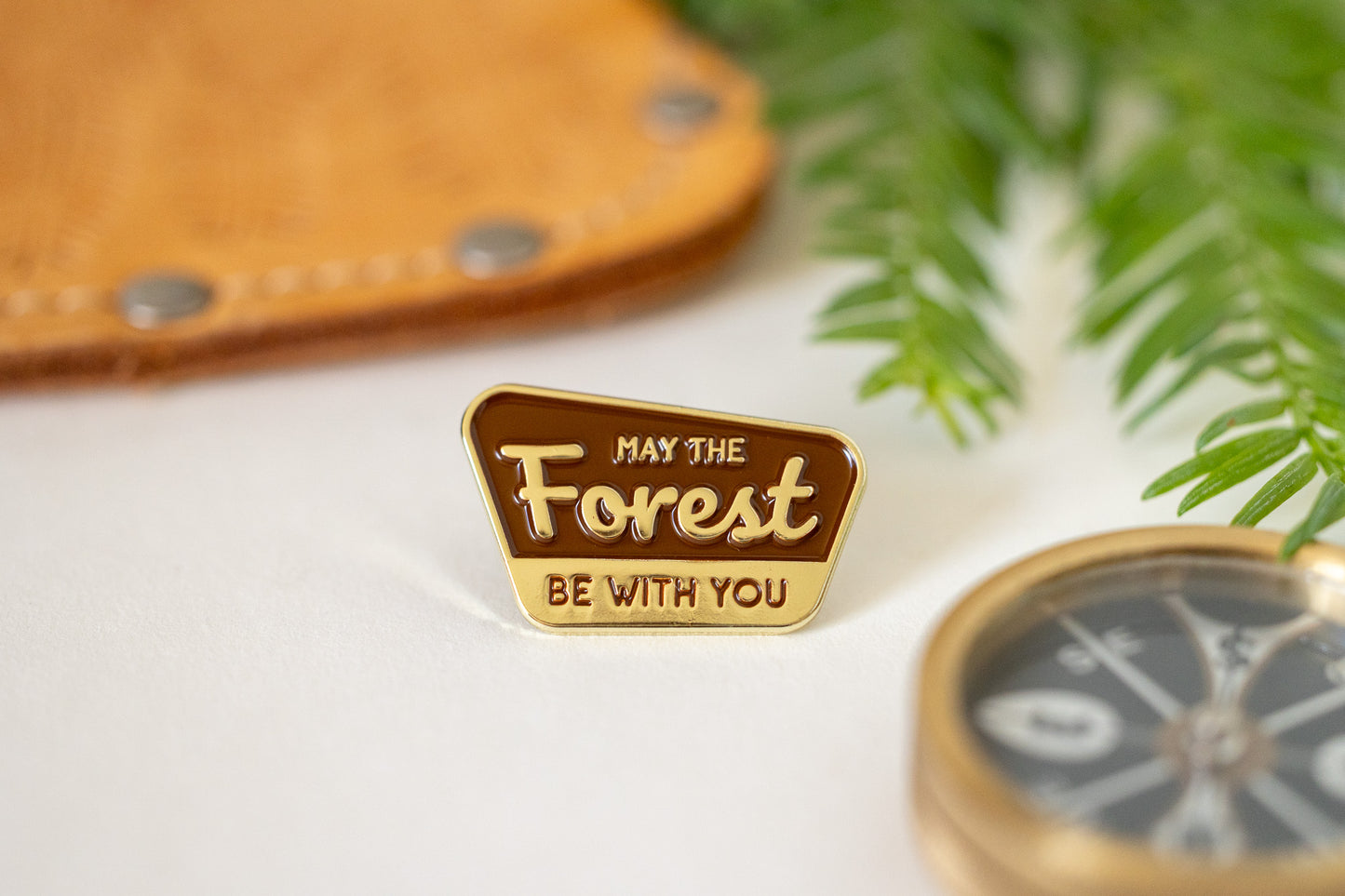May The Forest Be With You Enamel Pin