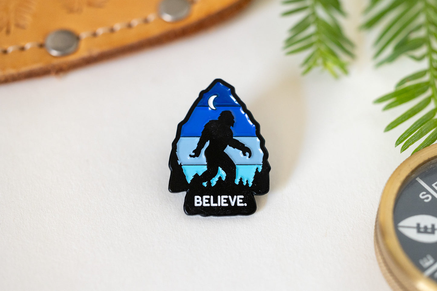 Bigfoot Believe Enamel Pin