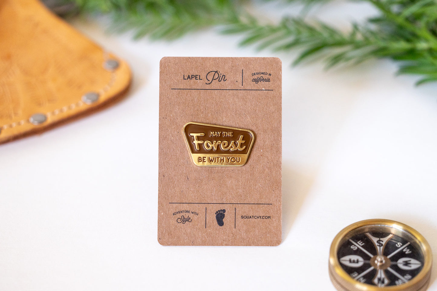 May The Forest Be With You Enamel Pin