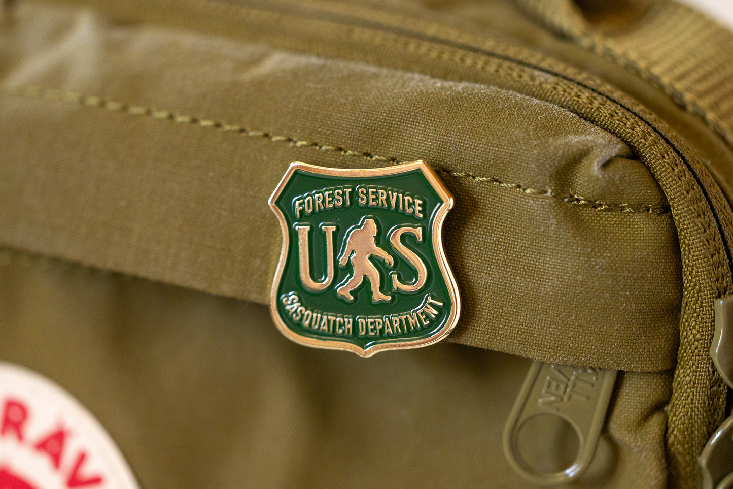 US Sasquatch Department Enamel Pin