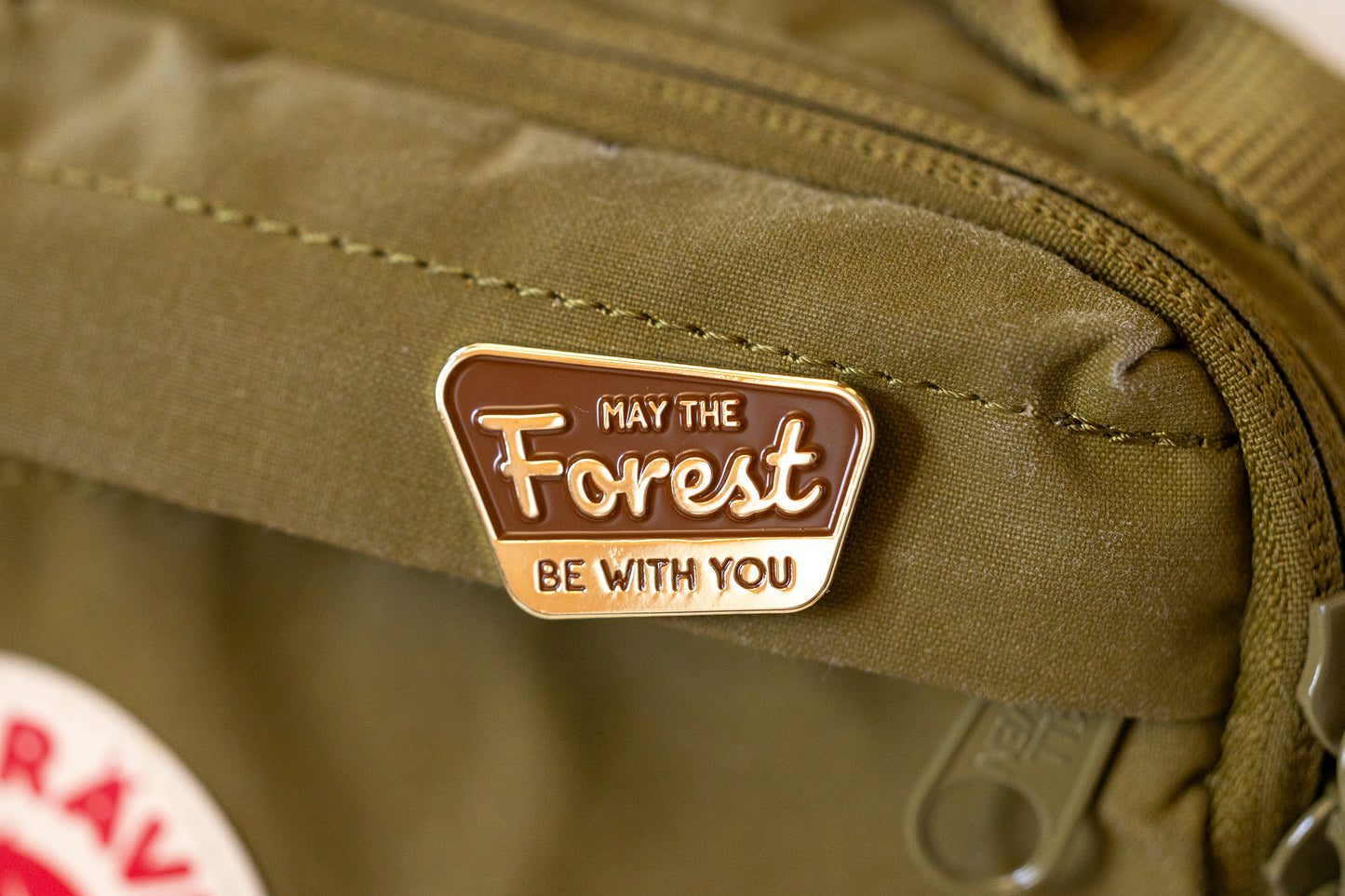 May The Forest Be With You Enamel Pin