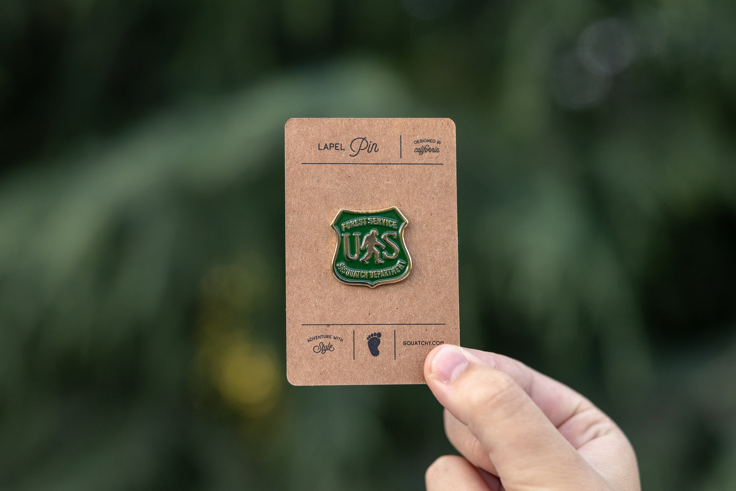 US Sasquatch Department Enamel Pin