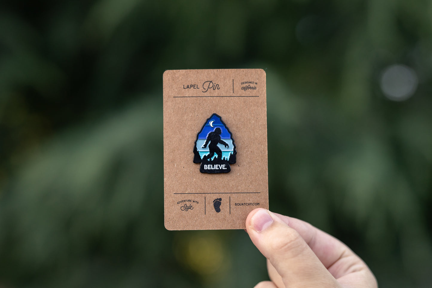 Bigfoot Believe Enamel Pin