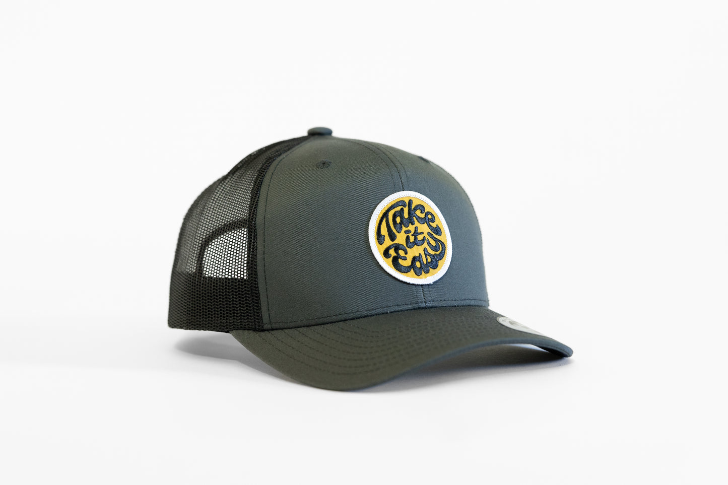 Take it Easy Trucker Hat | Snap Back with Mesh back