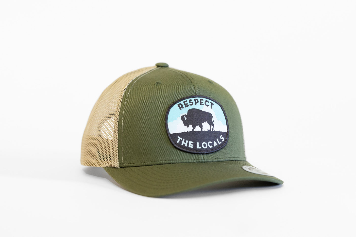 Respect The Locals Bison Trucker Hat