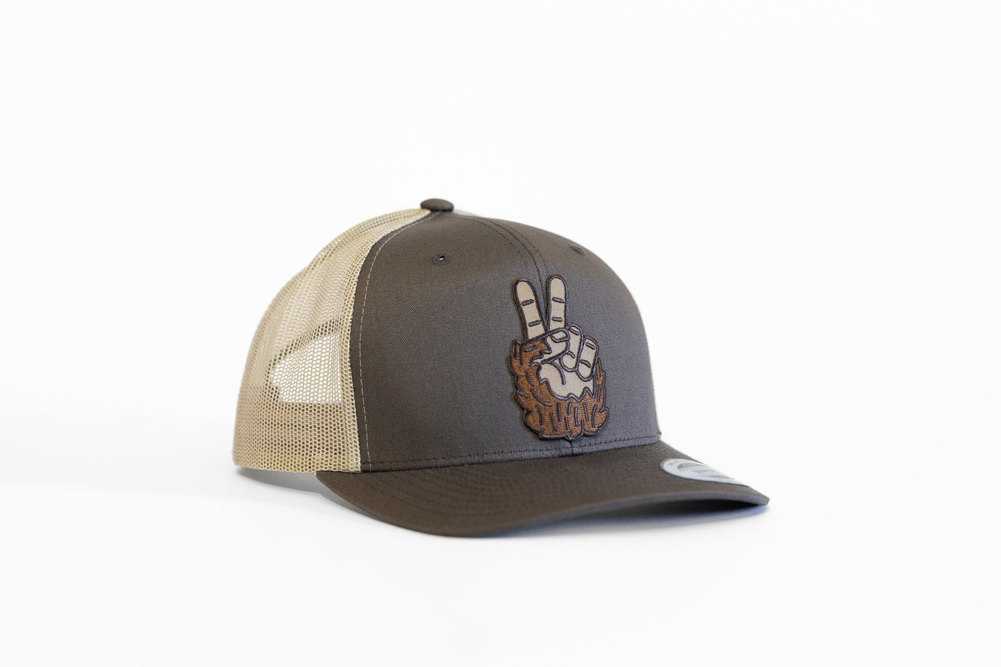Bigfoot Peace Trucker Hat