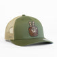Bigfoot Peace Hat Centered