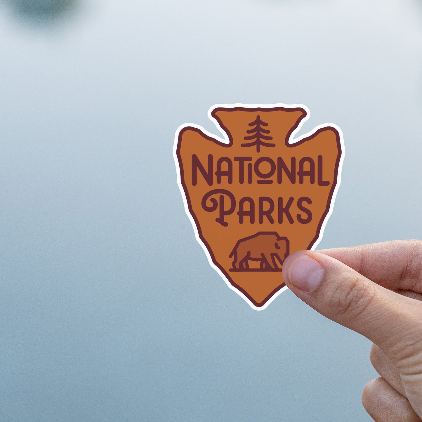 National Parks Arrowhead Sticker