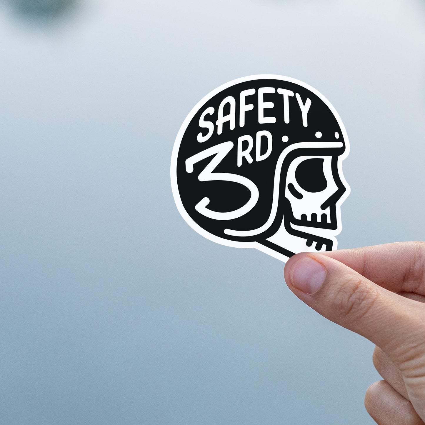 Safety Third Helmet Sticker