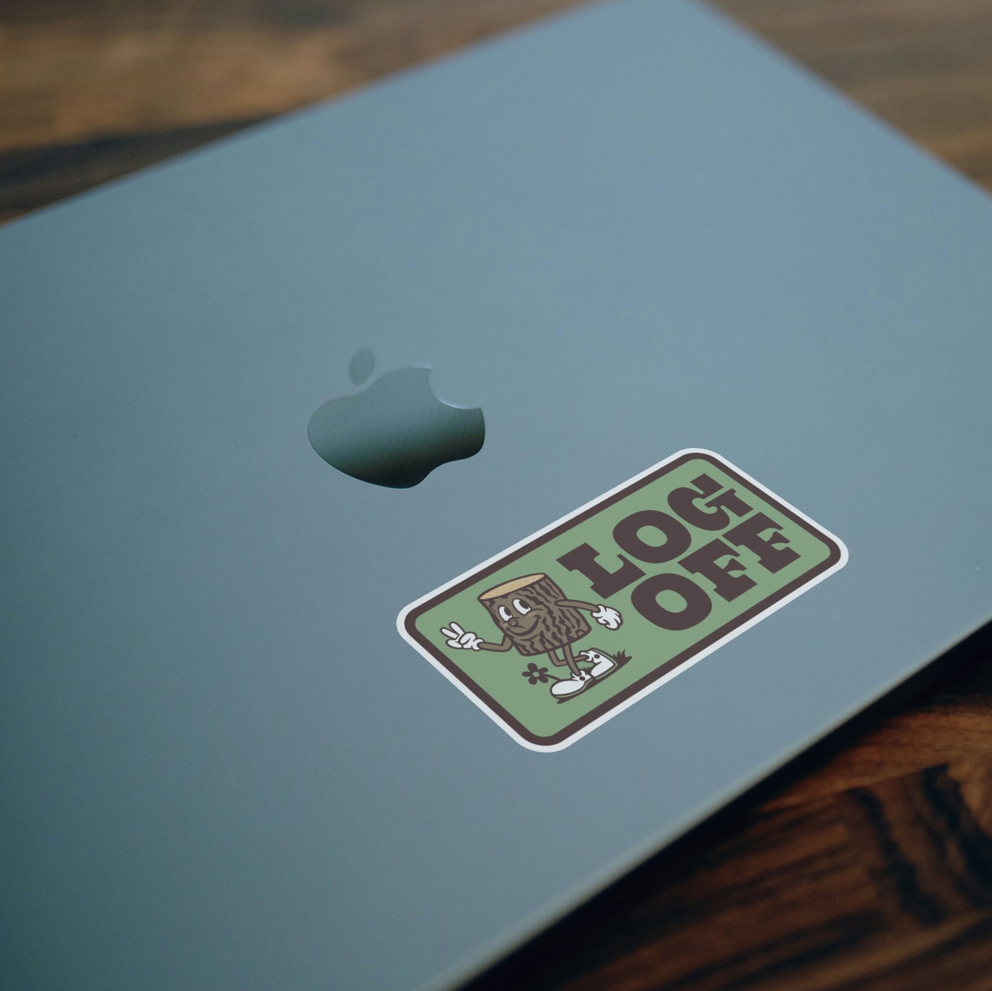 Log Off Sticker