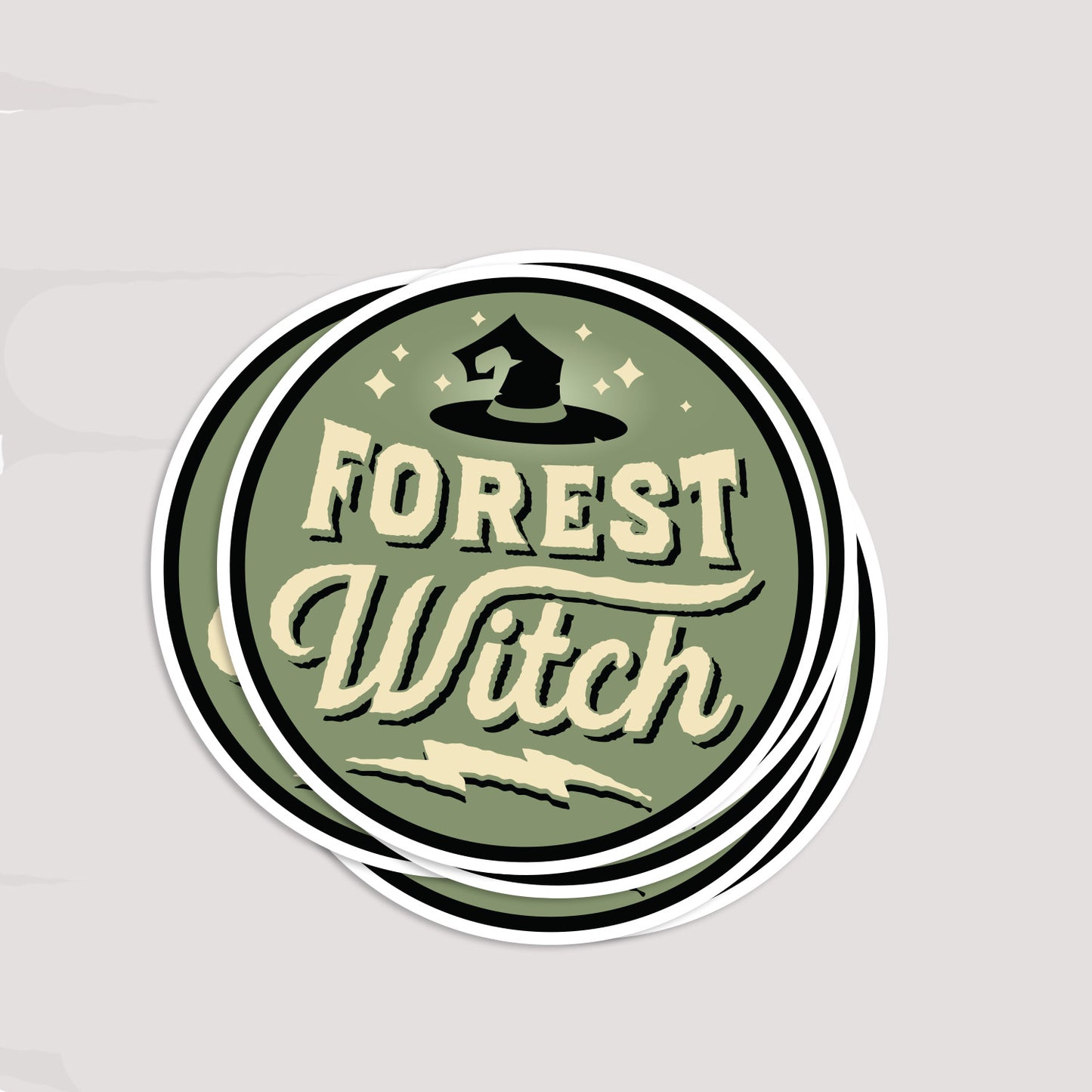 Forest Witch Sticker | Dishwasher Safe