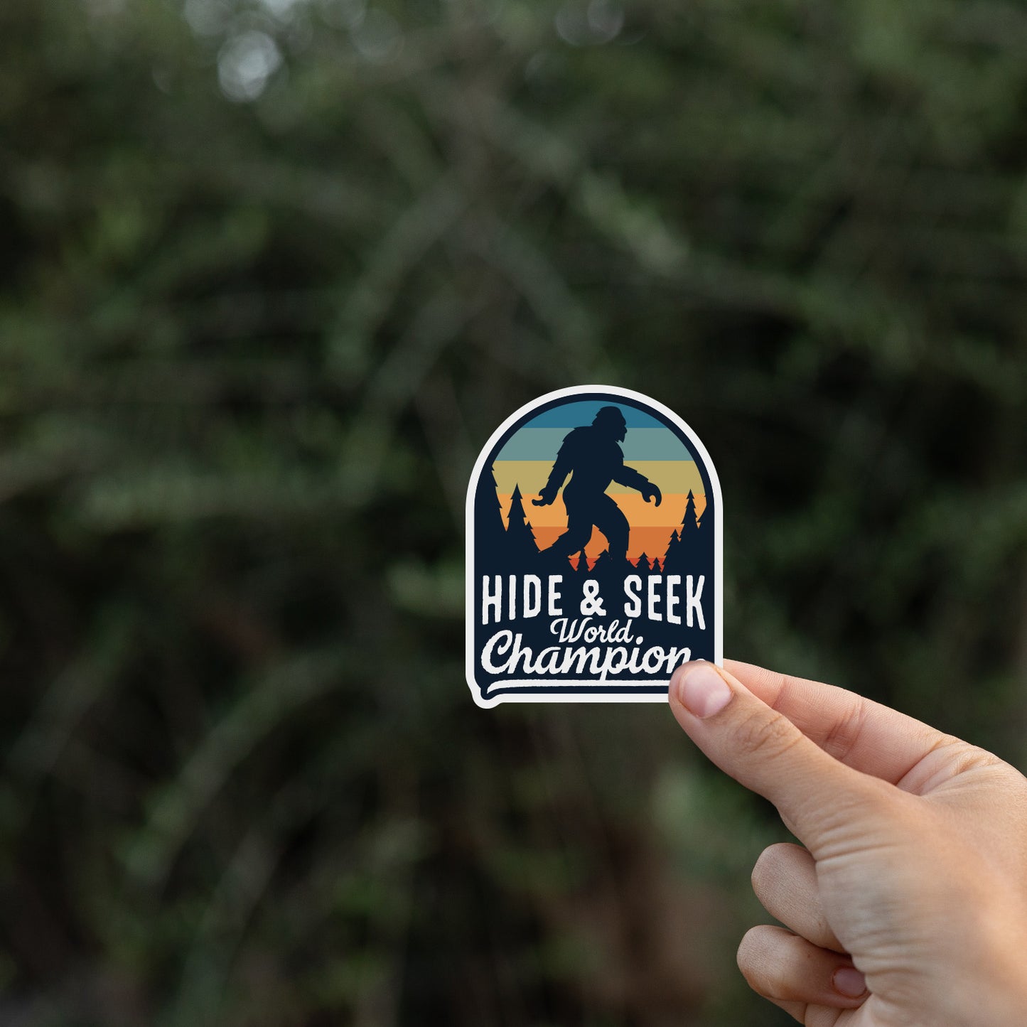 Hide & Seek World Champion Sticker