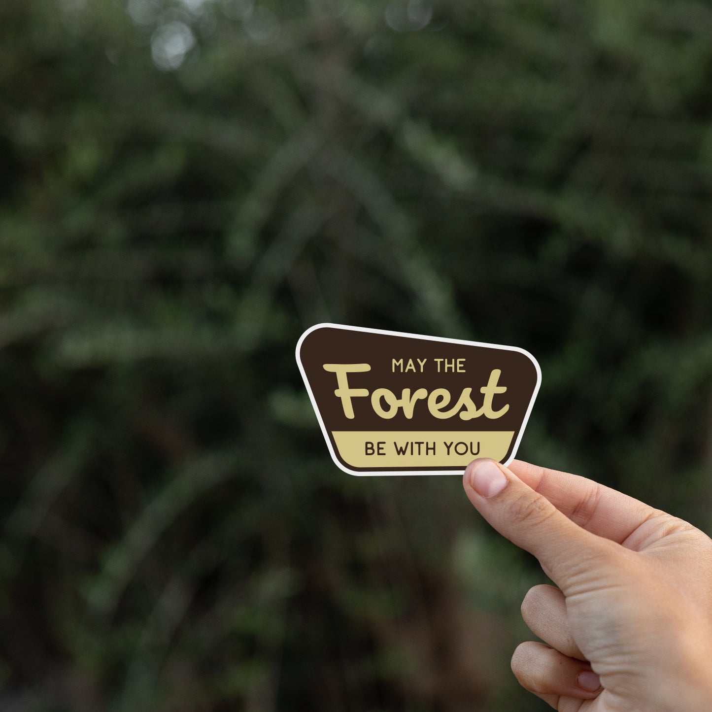 May the Forest Be With You Sticker
