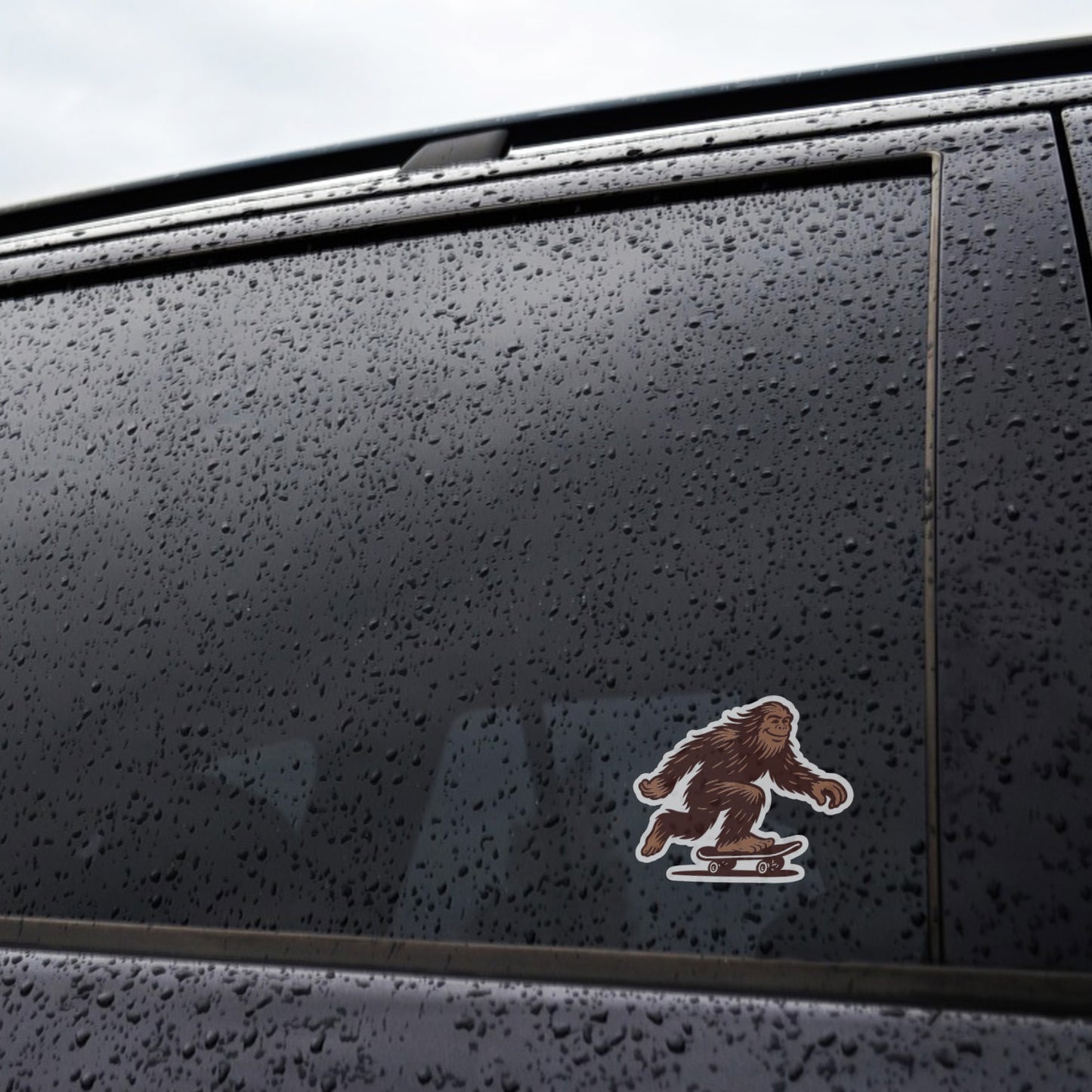 Bigfoot Skater Sticker