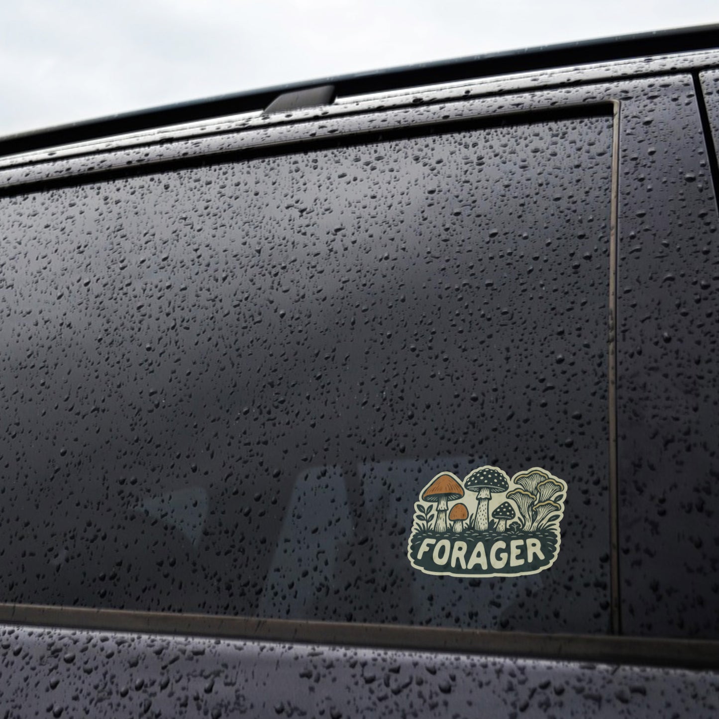 Forager Mushrooms Sticker