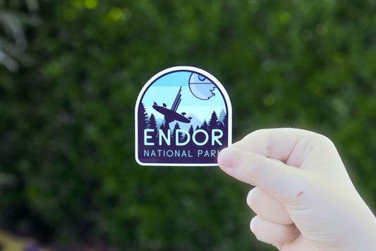 Endor National Park Sticker  | Dishwasher Safe Decal