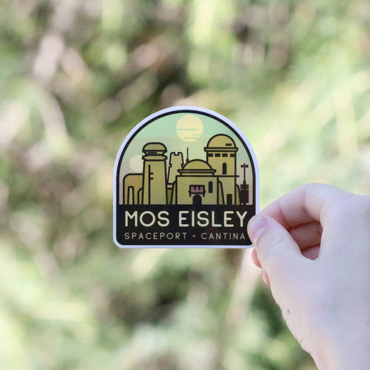 Mos Eisley Spaceport & Cantina | Dishwasher Safe Sticker