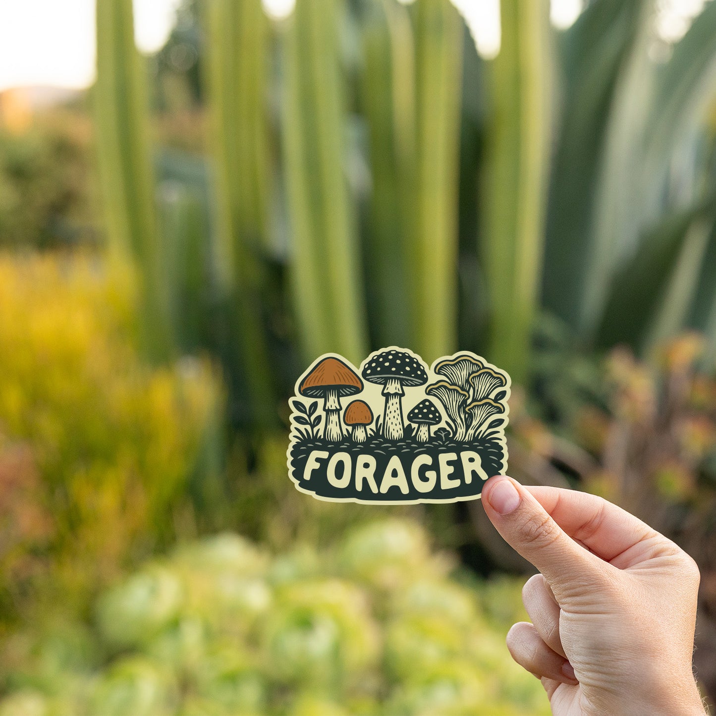 Forager Mushrooms Sticker
