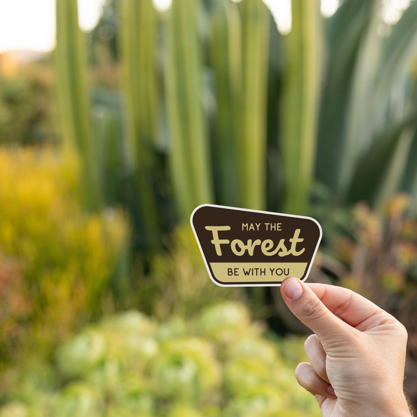 May the Forest Be With You Sticker