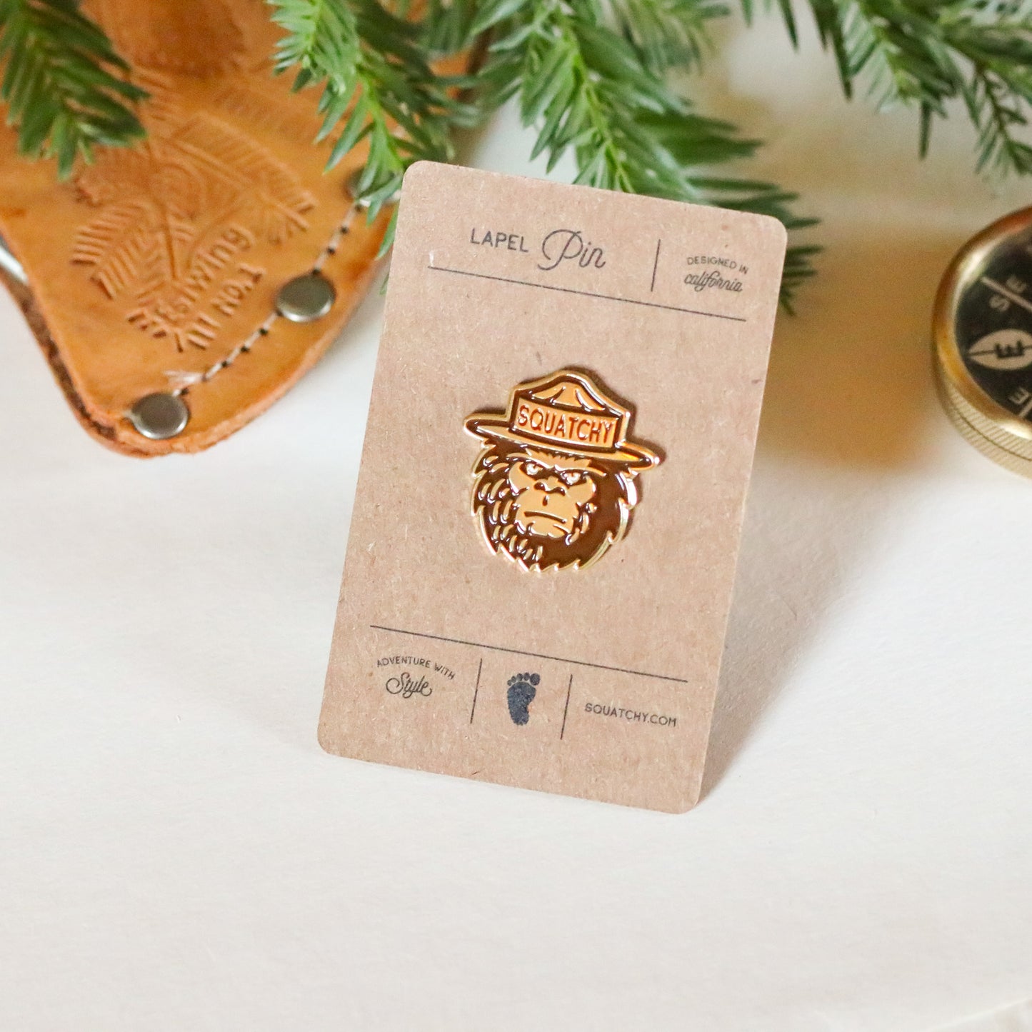 Squatchy Enamel Pin
