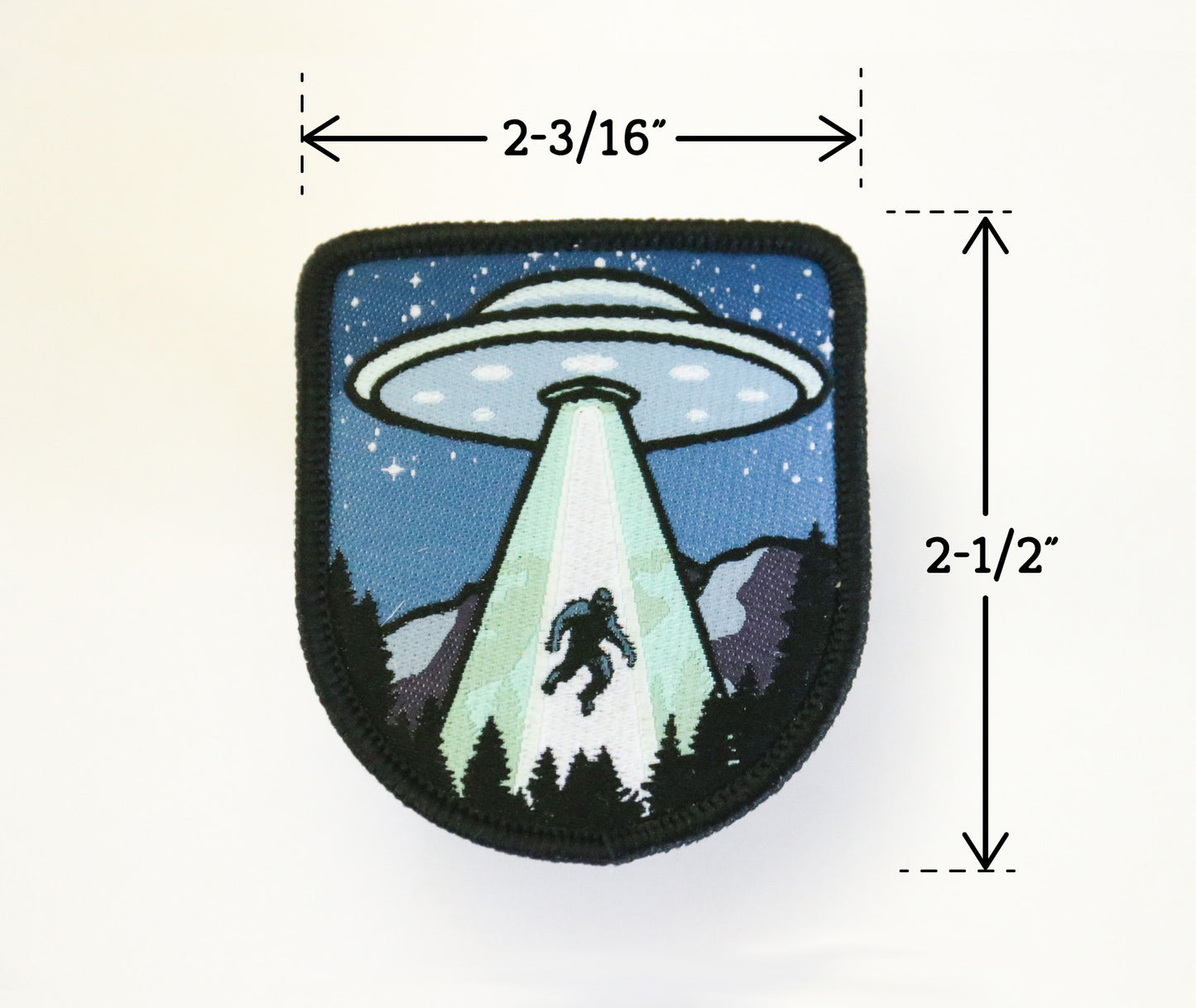 UFO Bigfoot Conspiracy Patch