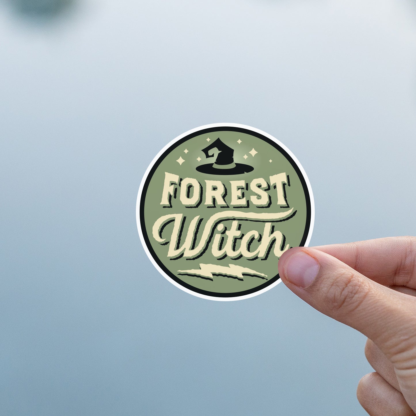Forest Witch Sticker | Dishwasher Safe