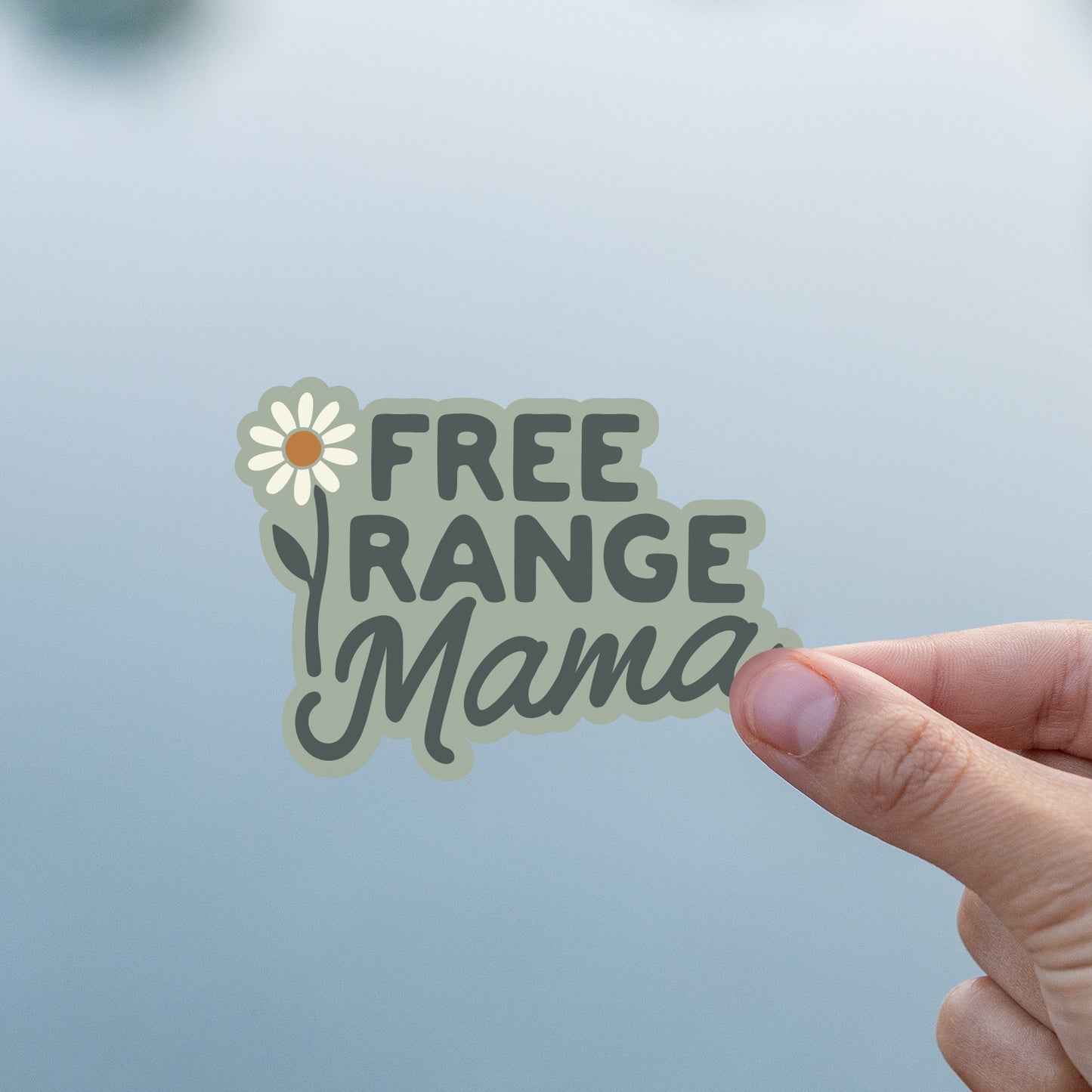 Free Range Mama Sticker
