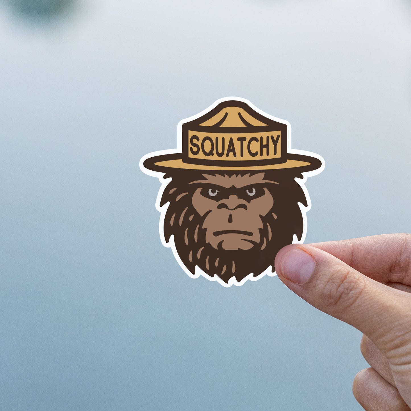 Squatchy Bigfoot Sticker