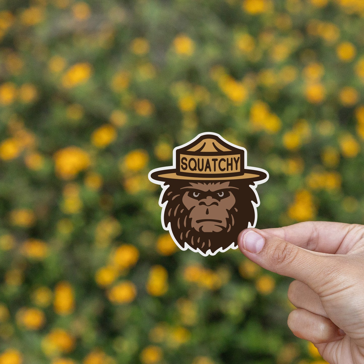 Squatchy Bigfoot Sticker