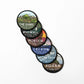 "Middle Earth National Parks" Set of 6 Patches