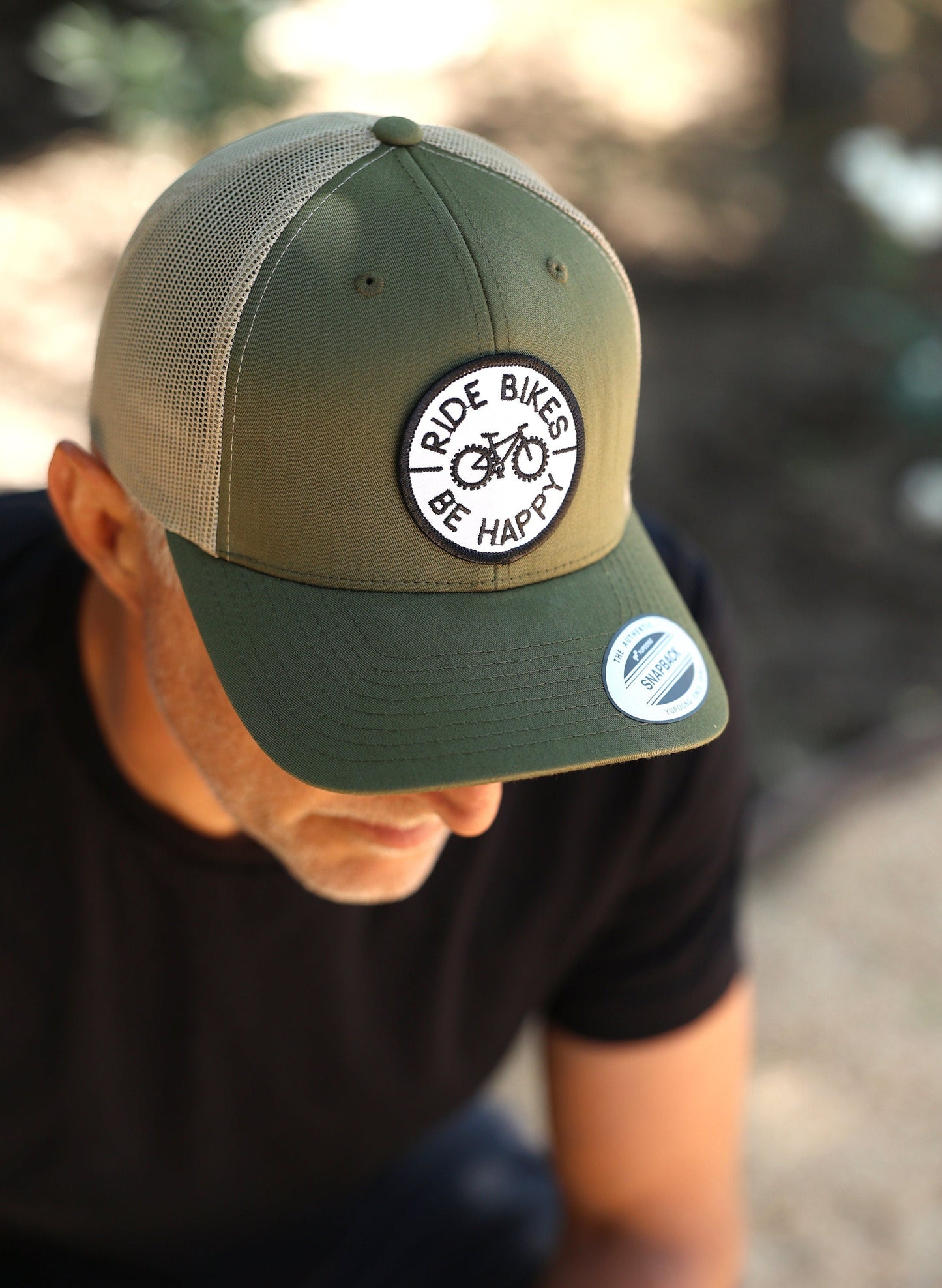Ride Bikes Be Happy Trucker Hat