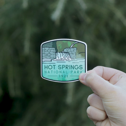 Hot Springs National Park Vinyl Sticker