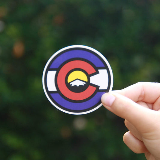 Colorado Circle Sticker