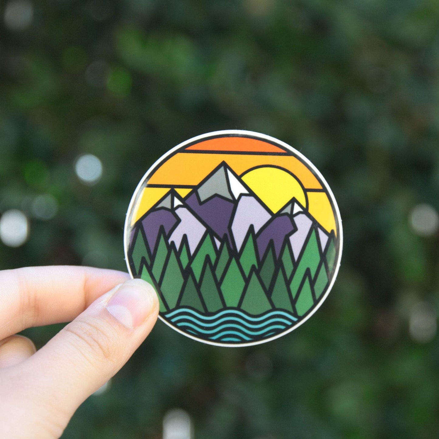 Mountains & Rivers Sticker