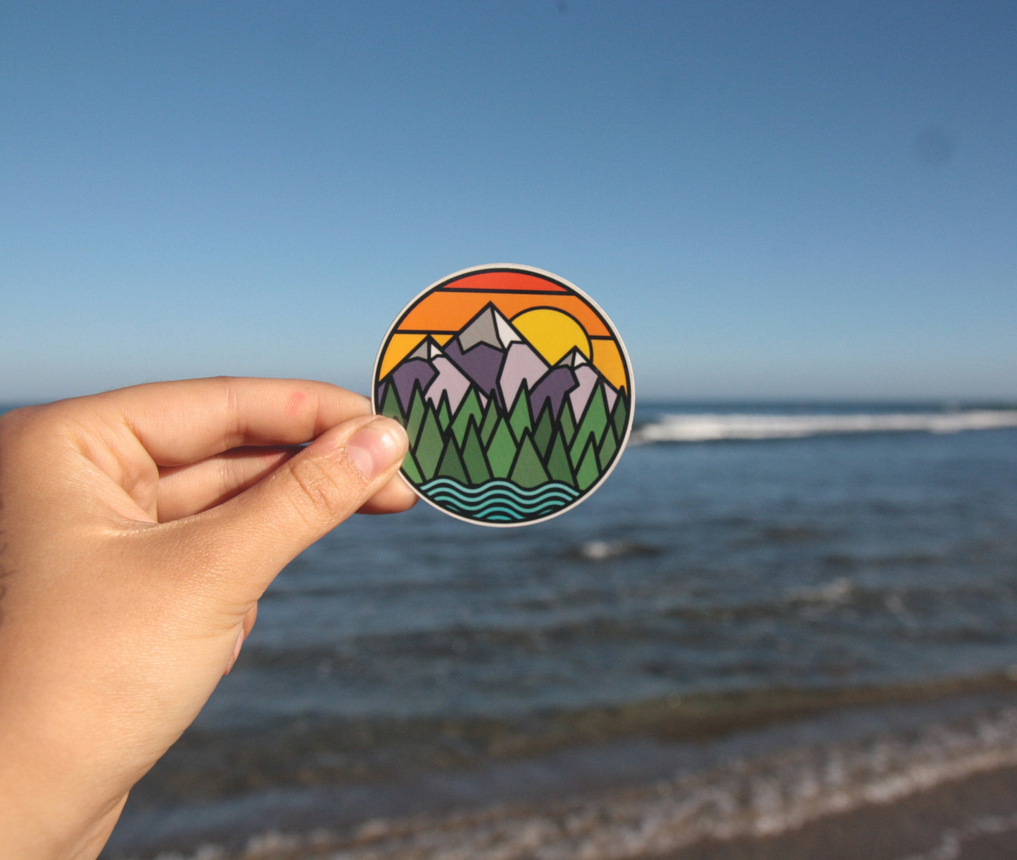 Mountains & Rivers Sticker